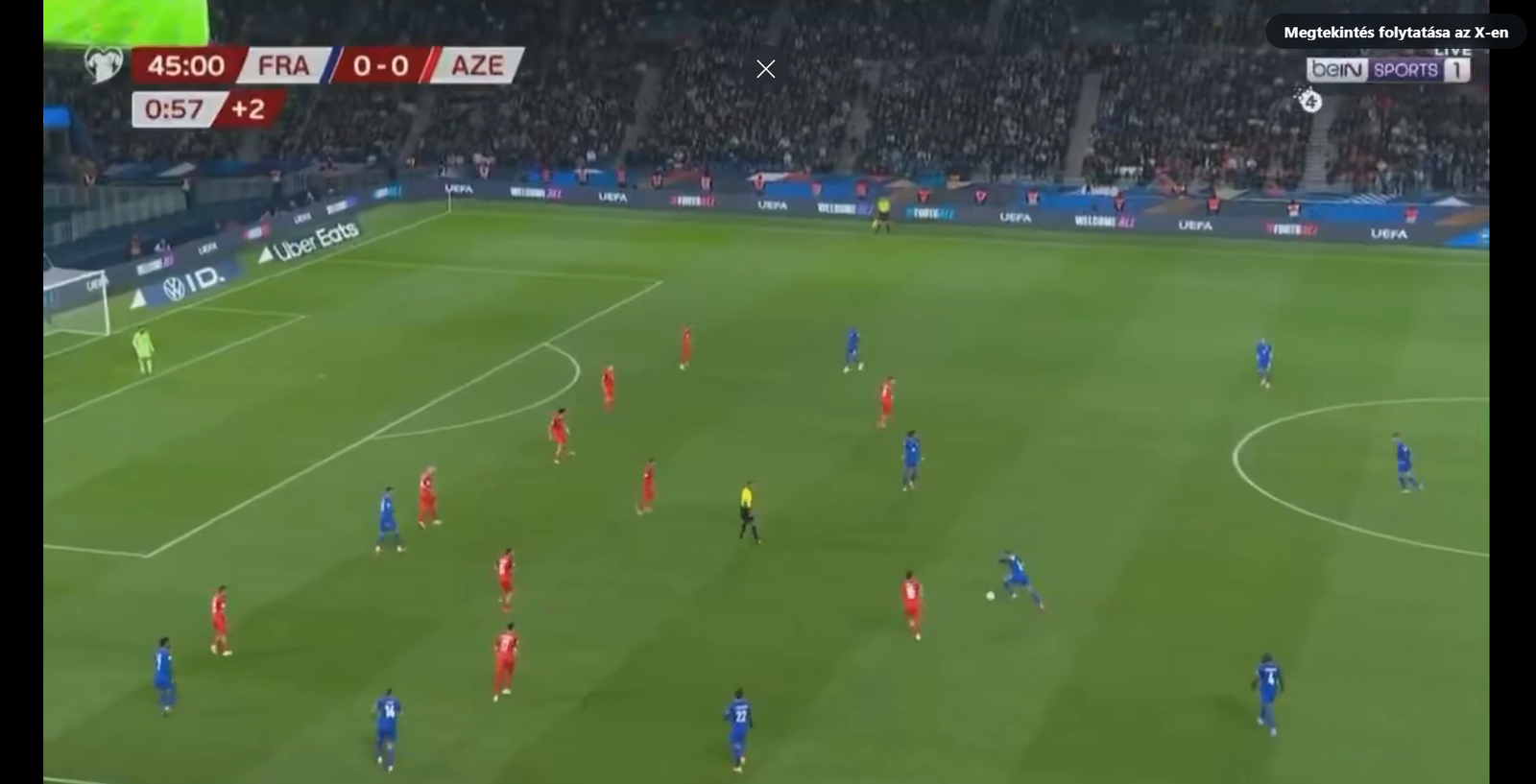 Mbappé káprázatos gólt szerzett Azerbajdzsán elleni vb selejtezőn  – VIDEÓ